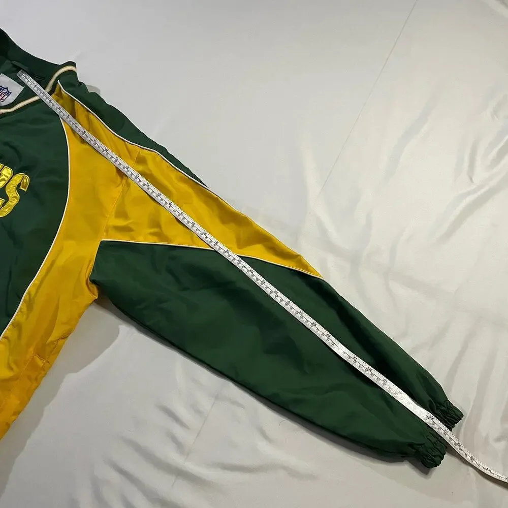 Vintage Green Bay Packers NFL Windbreaker Jacket G-III Pullover Mens XXL